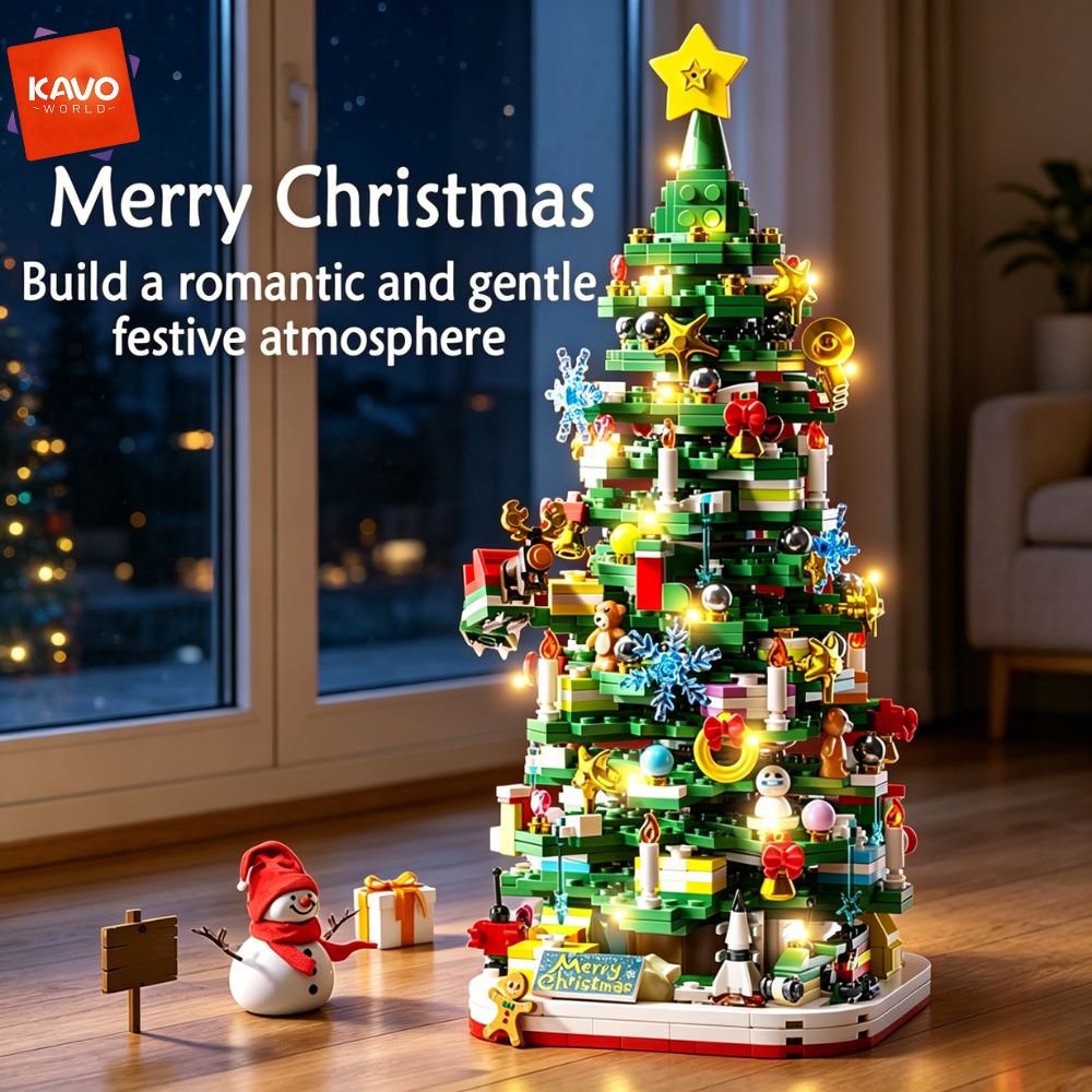 KAVOWORLD 1024pcs Christmas Tr - đánh giá và giá Desk Office Setup Ideas