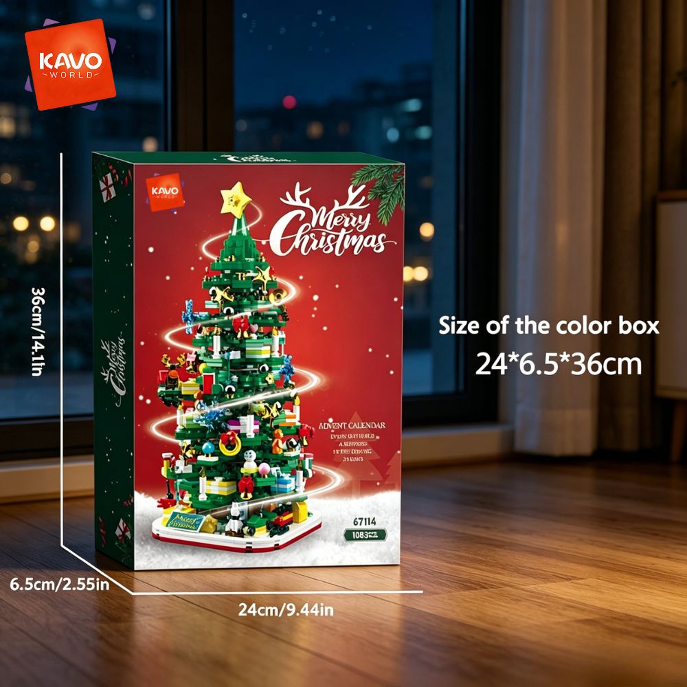 KAVOWORLD 1024pcs Christmas Tr - đánh giá và giá Desk Office Setup Ideas