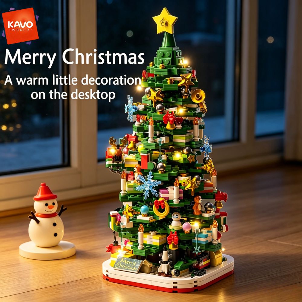 KAVOWORLD 1024pcs Christmas Tr - đánh giá và giá Desk Office Setup Ideas