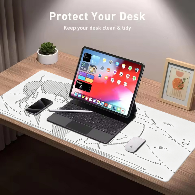 1Pcs Leather Mouse Pad Anime A - đánh giá và giá Desk Setup Cute