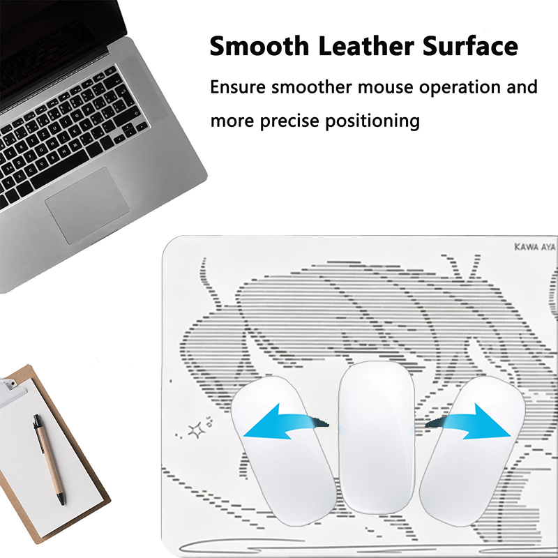 1Pcs Leather Mouse Pad Anime A - đánh giá và giá Desk Setup Cute