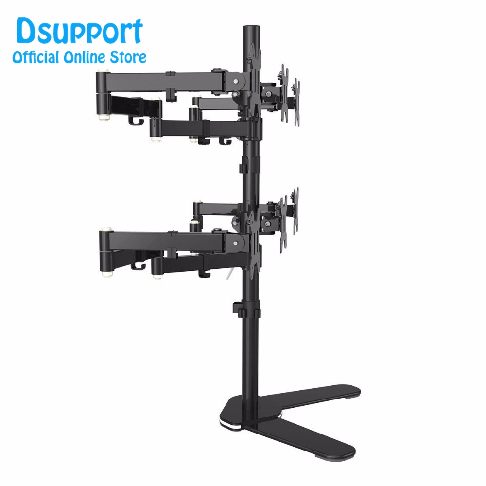 Six Arm LCD LED Monitor Stand  - đánh giá và giá Desk Setup Monitor Arm