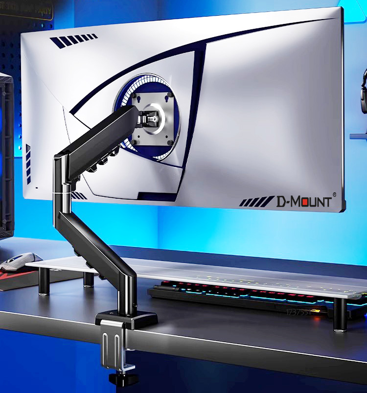 D-MOUNT D90 Metal Aluminum 13' - đánh giá và giá Desk Setup Monitor Arm